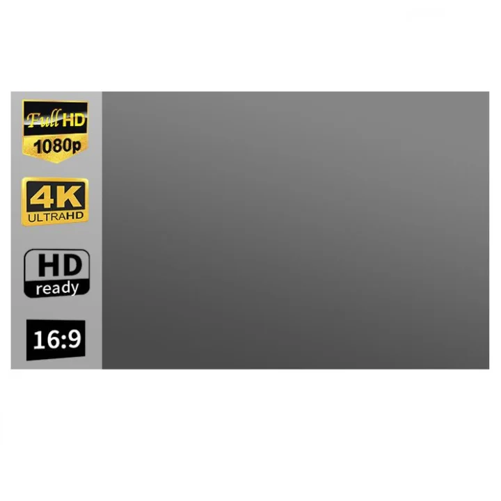 Водонепроницаемый 4K проектор экран 16:9 HD складной Анти свет портативный проектор фильмы экран для домашнего кинотеатра на открытом воздухе в помещении