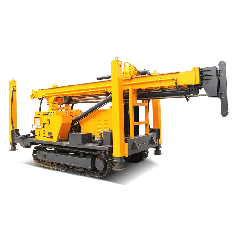 Portable Crawler Water Well Drilling Rig Machine / Geotechnical Core Sample Drilling Rig Geological Core Drilling Machine