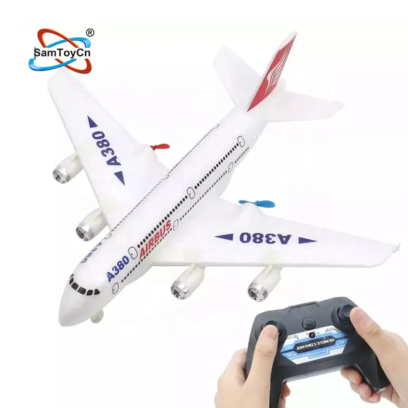 Samtoy 2.4G 2.5CH Fixed Wing Airbus Foam Avion Aeroplane Toy Aircraft RC Airplane Remote Control Plane for Kids