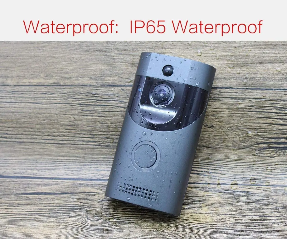 B30 Smart Home Video Doorbell Camera Waterproof IP65 Outdoor Ring Ding Dong HD 720P Wifi Wireless Door Bell