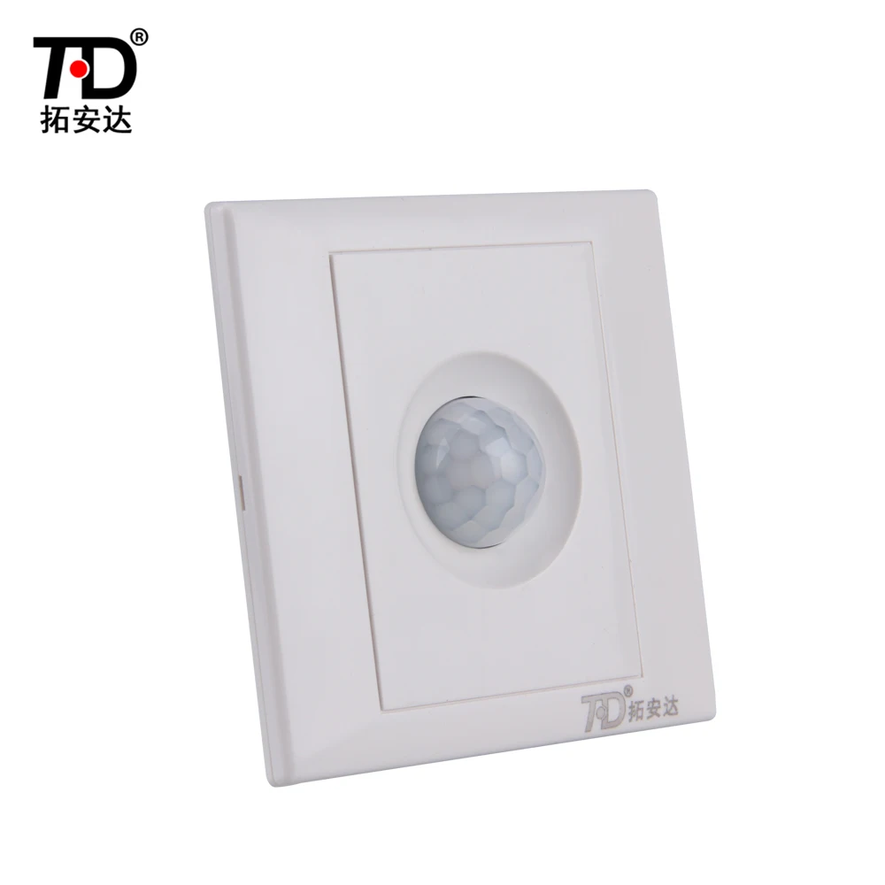 
DC24V Wall Mounted Human Body PIR Switch Sensor, Infrared Switch Motion Sensor LED Dimmer 