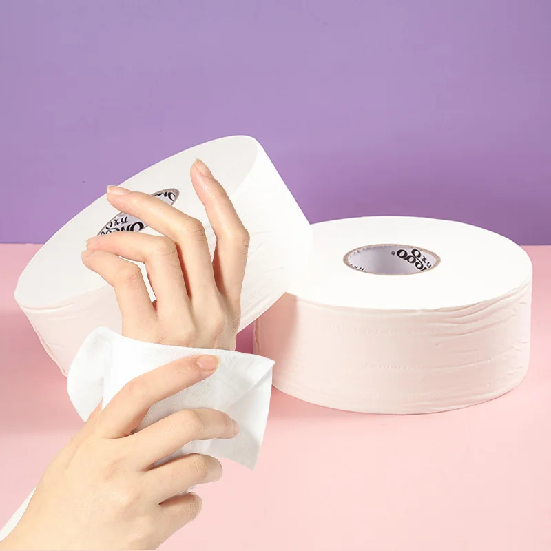 Wholesale White 2 Ply Commercial Use Bathroom Eco-friendly Embossed Tissue Toilet Paper