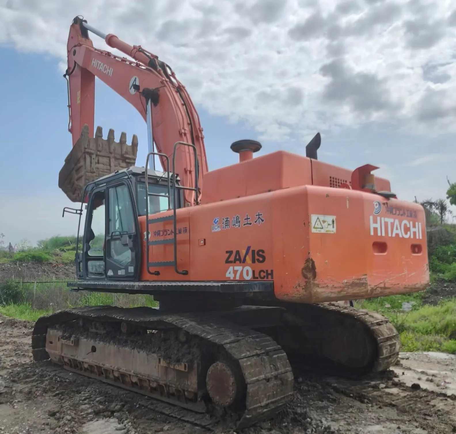 Японская оригинальная крупная горнодобывающая техника Hitachi ZX470-3 подержанное состояние Cummins, подшипник коробки передач, насос, зубчатая передача двигателя