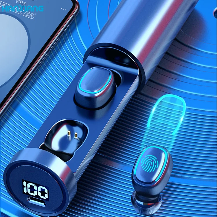 2021 Innovative Products Gadgets Electronic Best Sellers Fingerprint Touch Headphone BT TWS Wireless Earbud Earphone for Iphone