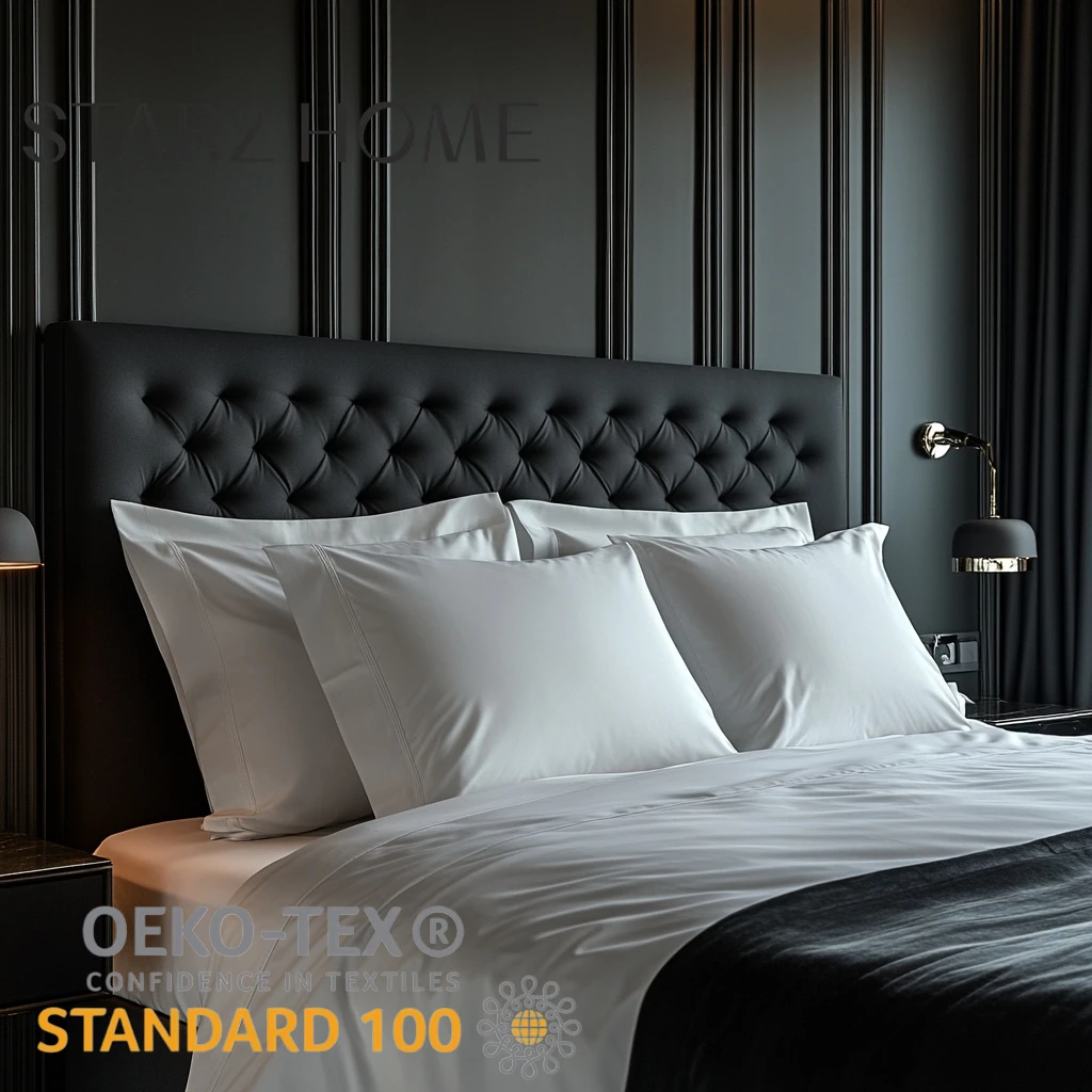 STARZ HOME Bespoke Hotel Bedding: Customizable 5-Star Linen Duvet Cover Set - A Touch of Sofitel Hotel Elegance