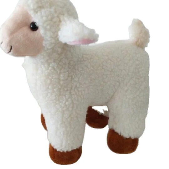 Lovely stuffed plush animal lamb toys cute stuffed sheep toys OEM custom plush toy