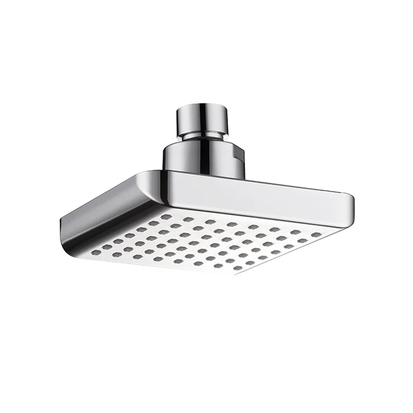 Factory Good Quality Chrome Plating Overhead Shower 4 Inch Square ABS Rainfall Top Ceiling For Bathroom