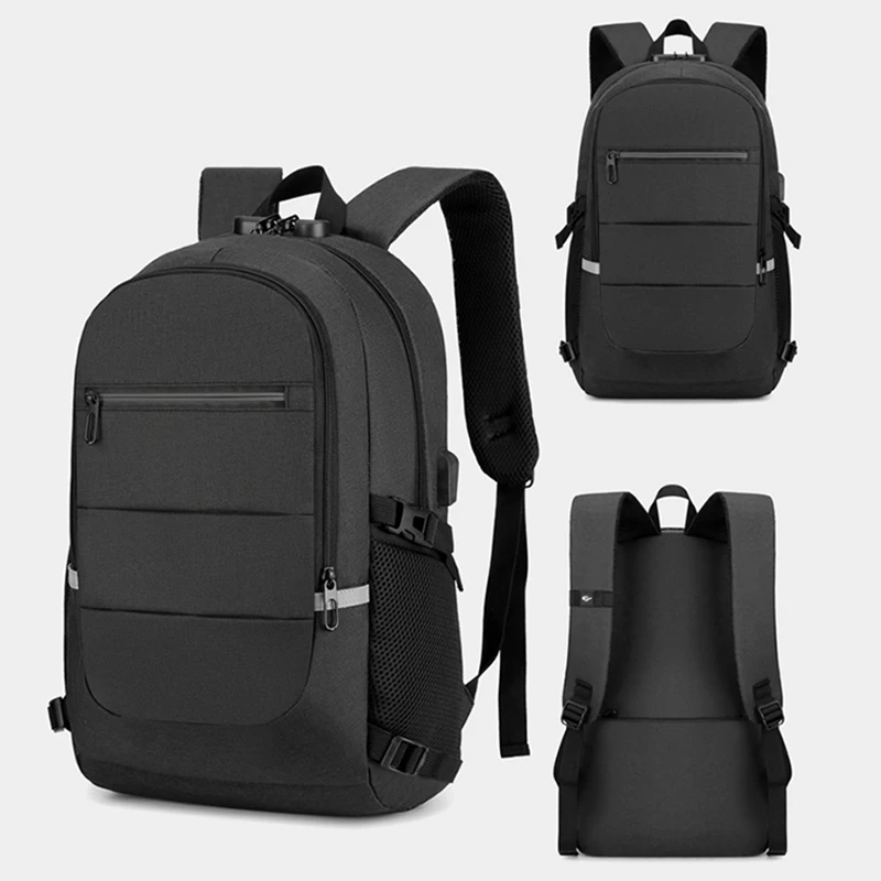 Лидер продаж 15 6 дюймов рюкзак для ноутбука школьная сумка компьютера с водонепроницаемым Usb-портом зарядки изготовленный из Оксфордского материала