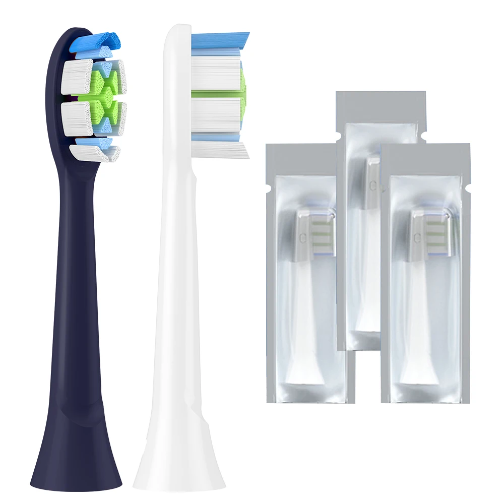 Multiple Packaging Options DiemondCleaning Copper-Free Flocking Electric Toothbrush Heads for Philps C2 C3 C1 G2 W