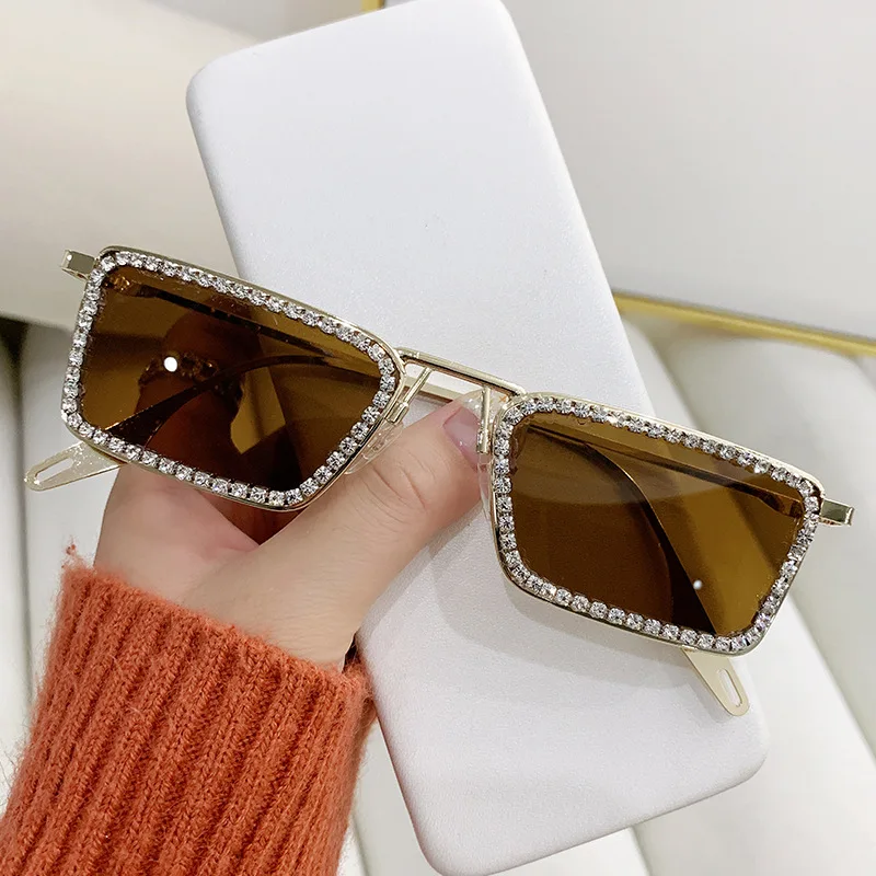 2024 Sparkling Crystal Glasses For Women Disco Rhinestone Eyewear Fashion Transition Photochromic Reader Sunglasses