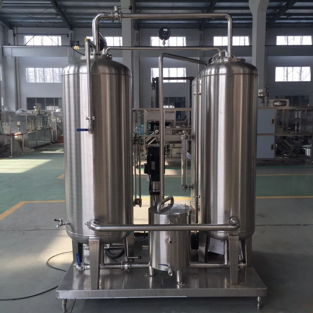 New Style 1000-20000bph complete automatic carbonated water filling machine 4 liner