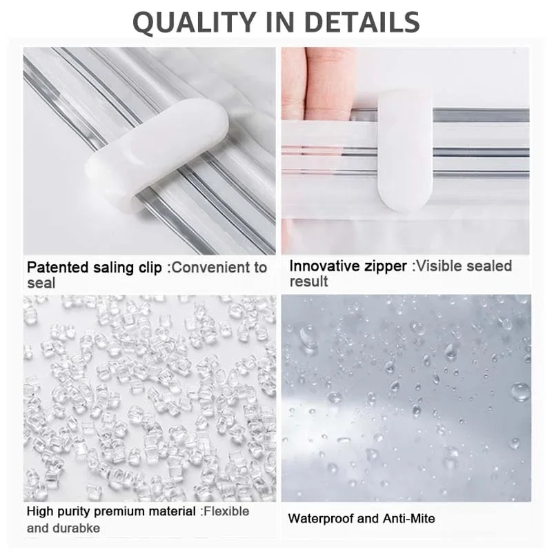 Набор из 12 оптовая продажа Высокое качество Space Saver вакуумный пакет для хранения пакеты для хранения, набор с насосом