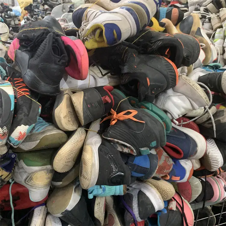 second hand sport original used basketball shoes stock wholesales used shoes branded