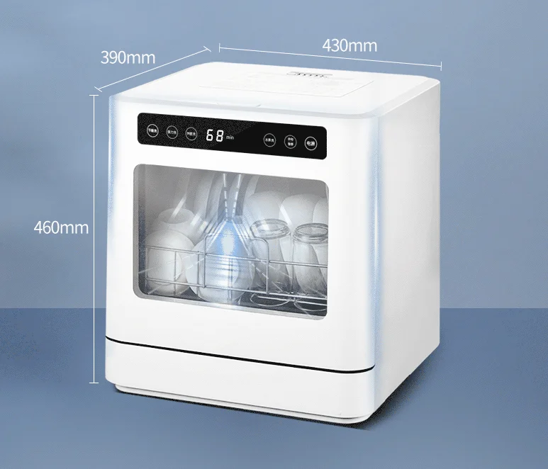 Smart Household Kitchen Appliance Freestanding Installation Design Automatic Home Dishwashers