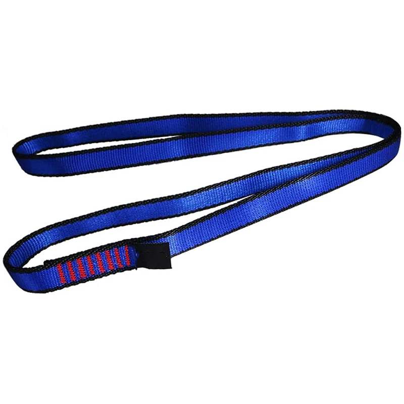 Climbing Bearing Belt Nylon Sling Runner Rock Climbing Tools Rock Climbing Sling 16mm 18mm 20mm Nylon Sling Ring for Tree Work