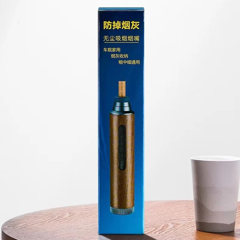 2024 Fashion Mini Wooden Car Ashtray Cigarette Ash Butts Collector Car beach ashtray Holder Portable Car Ashtray