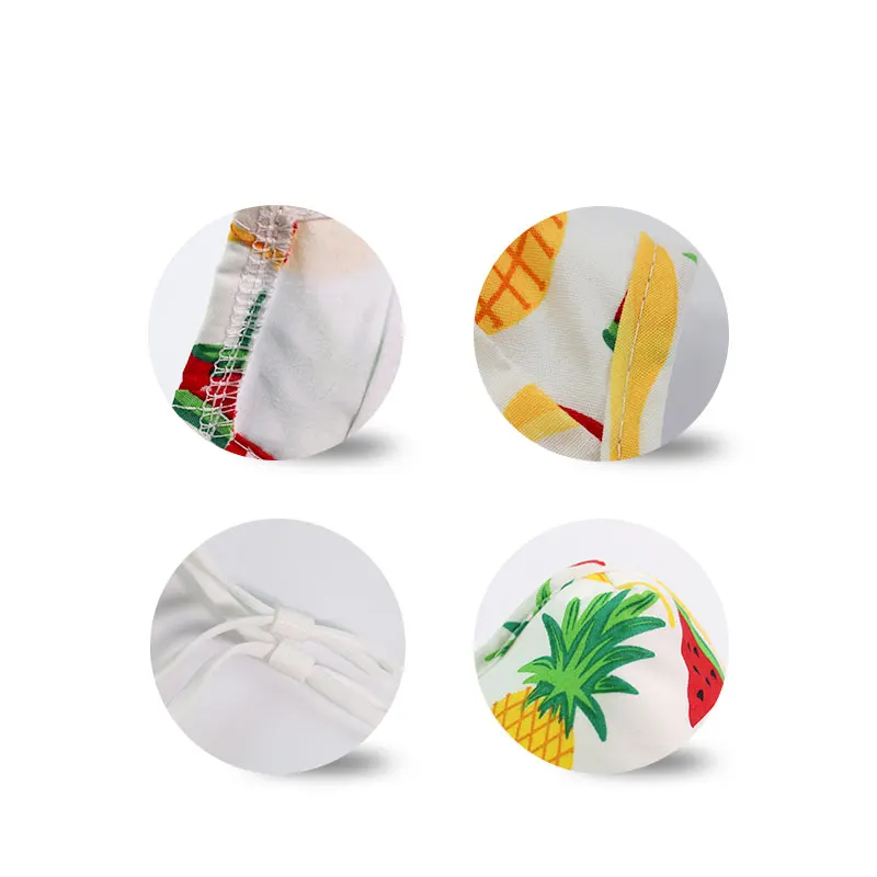 Kids fashionable pm2.5 dust face mask children cotton mask printed cartoon patterns washable reusable cotton masks