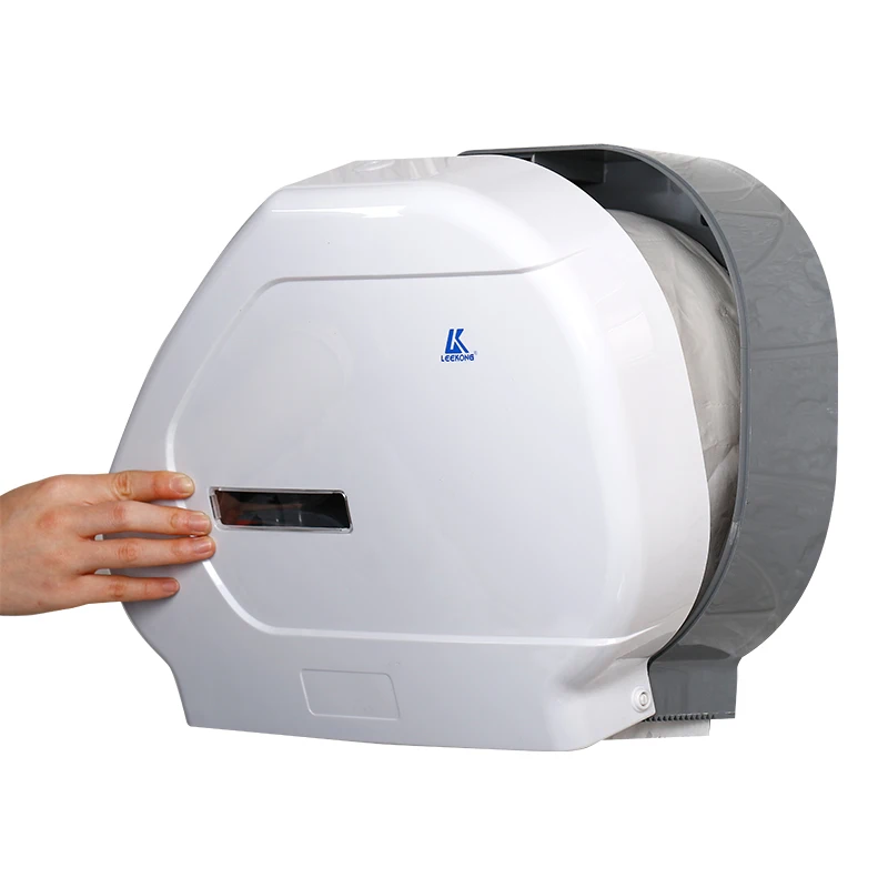 Quick Shipping Double Rolls Toilet Paper Dispenser ABS Plastic Wall Mount Towel Paper Dispensers Paper Box