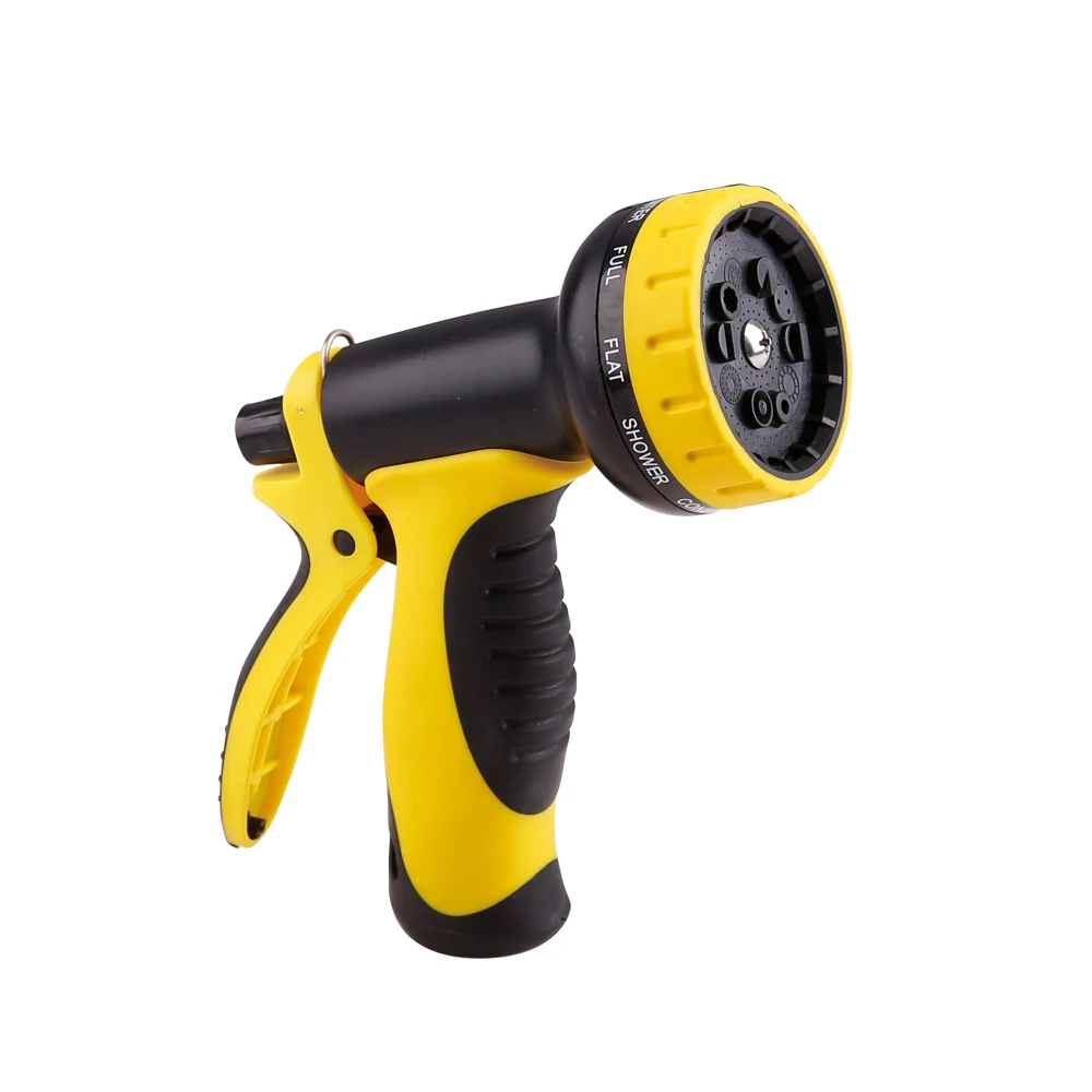 10 Function Portable Light Weight Expandable Water Hose Gun Car Wash High Pressure Garden Hose Plastic Garden Water Gun