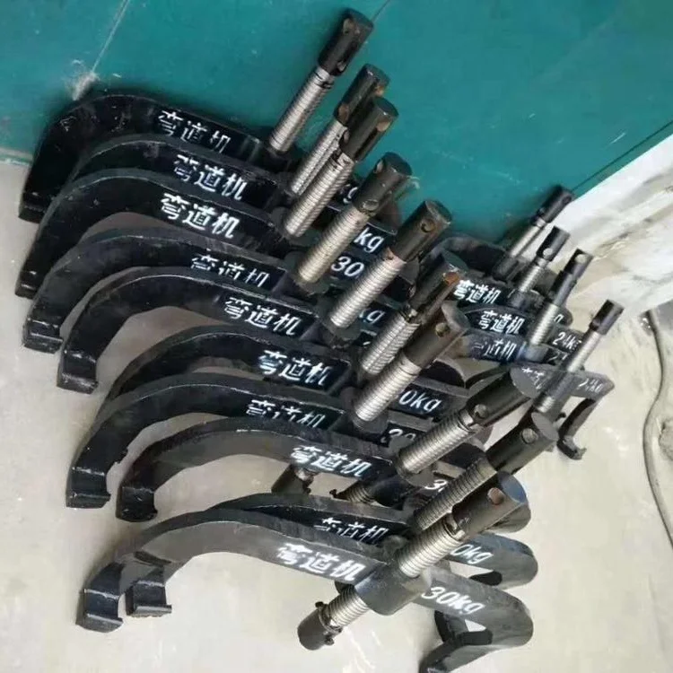 manual rail bender used for 15kg/m light rail mine rail