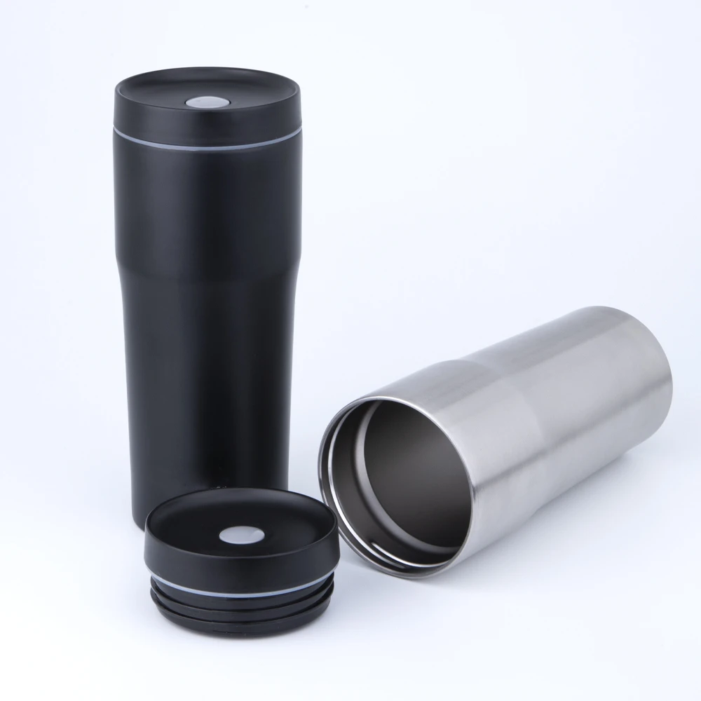 Car cup insulated coffee mug stainless double wall custom stainless steel tumbler for car