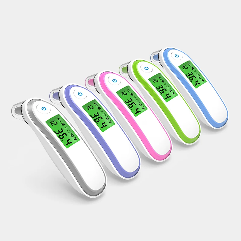 CE ISO Approved wireless household thermometers Digital Baby LCD IR Gun Fever Precision Infrared Forehead Thermometer