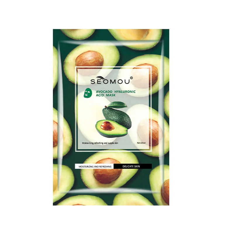 Wholesale Korean Skin Care Natural Organic Collagen Fruit Facial Mask Moisturizing Whitening Beauty Facial Sheet Mask