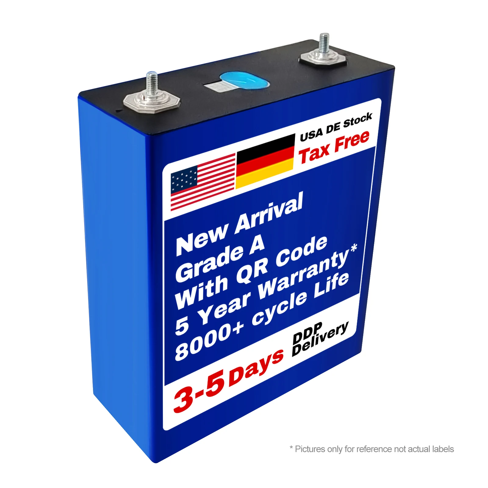 USA Stock 280Ah 320Ah lifepo4 battery 3.2V Lifepo4 cell Grade A 8000 Cycle life 300Ah lifepo4 cell For 48V 300Ah storage battery