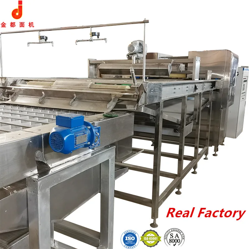 chinese eco friendly automatic non fried instant instant noodle make machine noodles production line fried instant