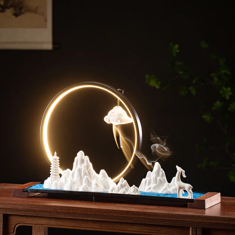 High quality New Chinese style large decorative table lamp table lamp ceramic