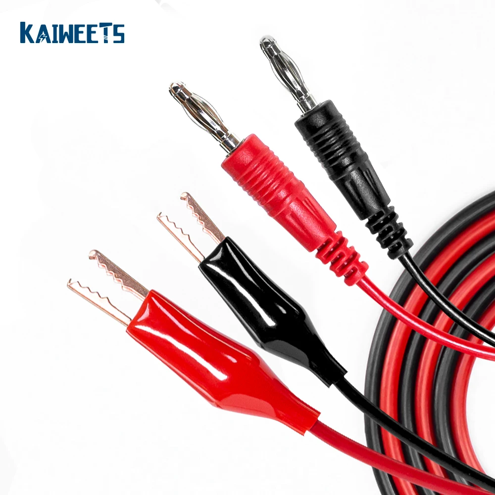 Kaiweets KET012 измерительный Пробник Для мультиметр с Аллигатор плоскогубцы иглы щуп измерительных наконечников