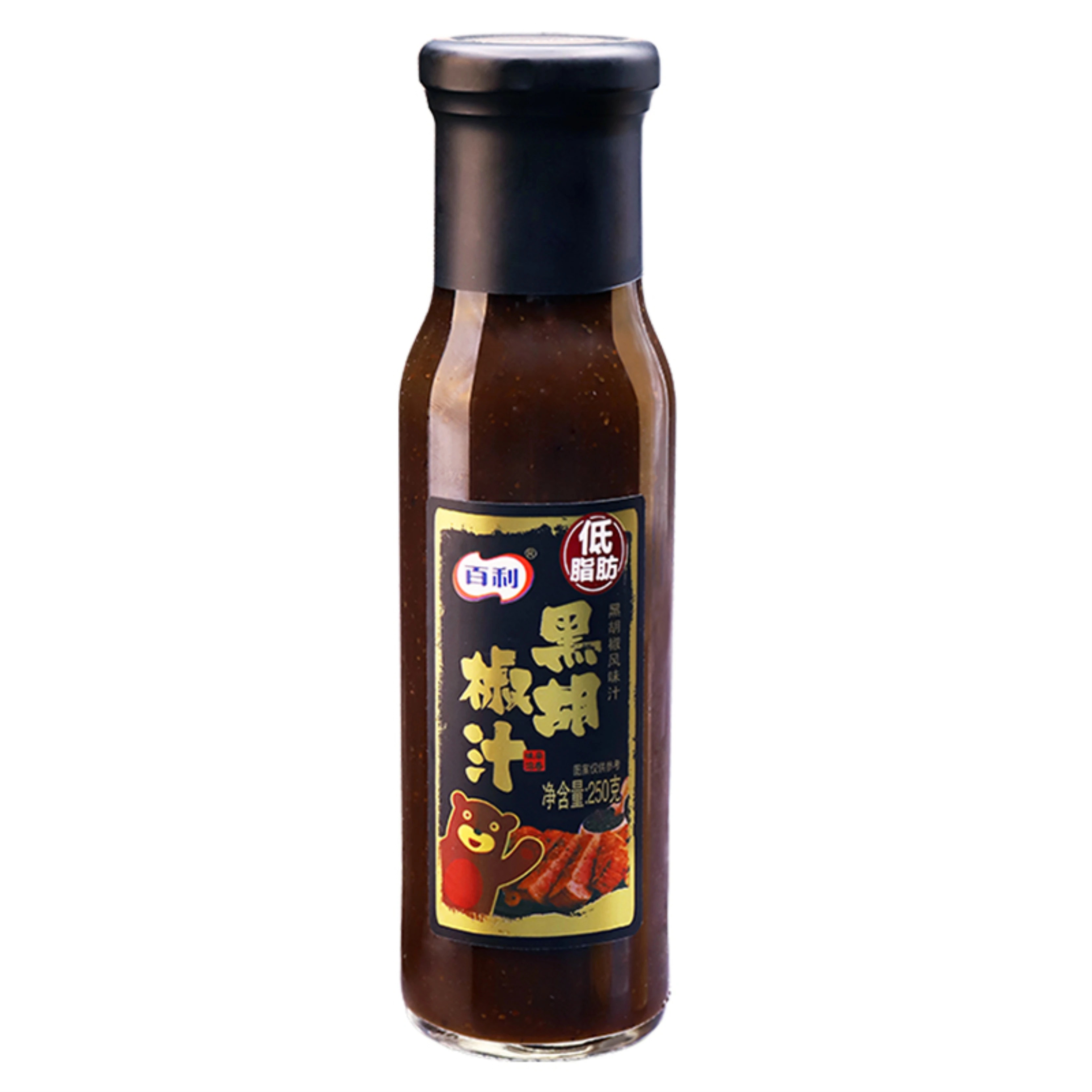 Asian Flavor Classical Black Pepper Sauce For Light Food Fat Free Sugar Free Sauces