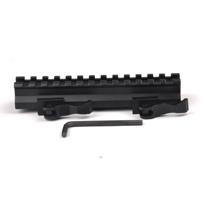 Double Rail Quick Detach Picatinny Angle Mount Weaver Rail Scope Mount For Air Gun Optical Sight Riflescope