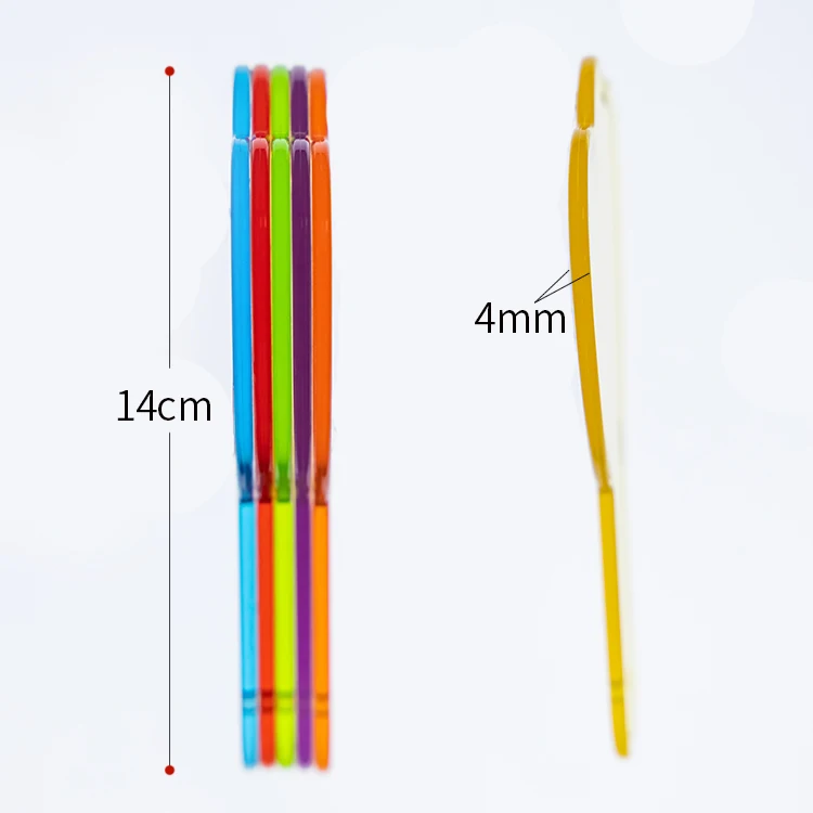 Early Education Baby Montessori Fidget Toy Translucent Paddles Set Color board Toy For Kids Educational new stem toys