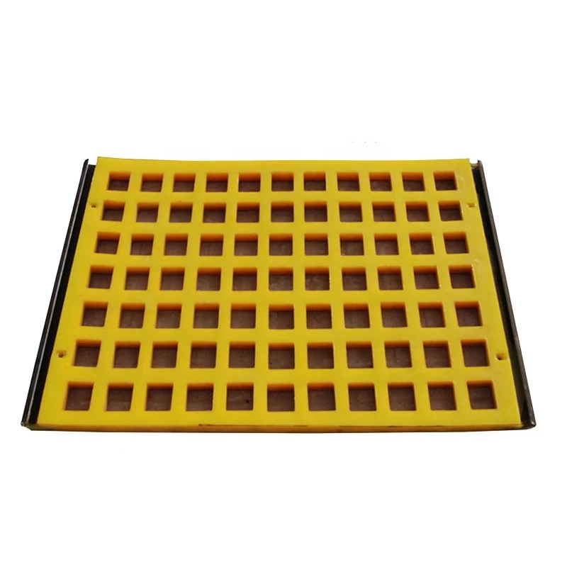 XG 2024 polyurethane dewatering mesh screen panel polyurethane mining vibrating screen mesh Tensloned polyurethane screen mesh