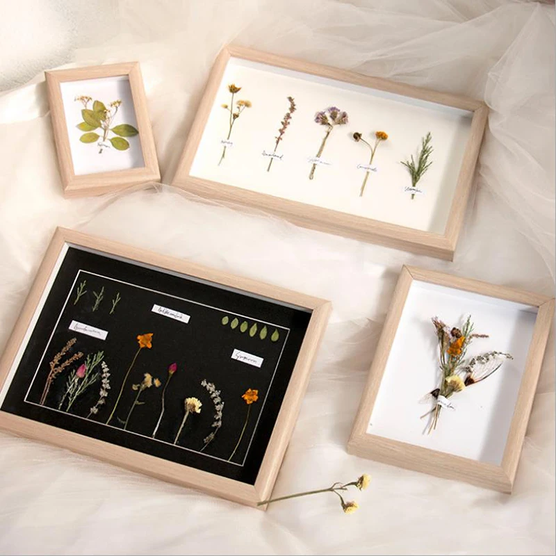 Индивидуальная Высококачественная деревянная 3d-рамка для теней, рамка для картин для домашнего декора, 6, 7, 8, 10, 12 дюймов, A3, A4