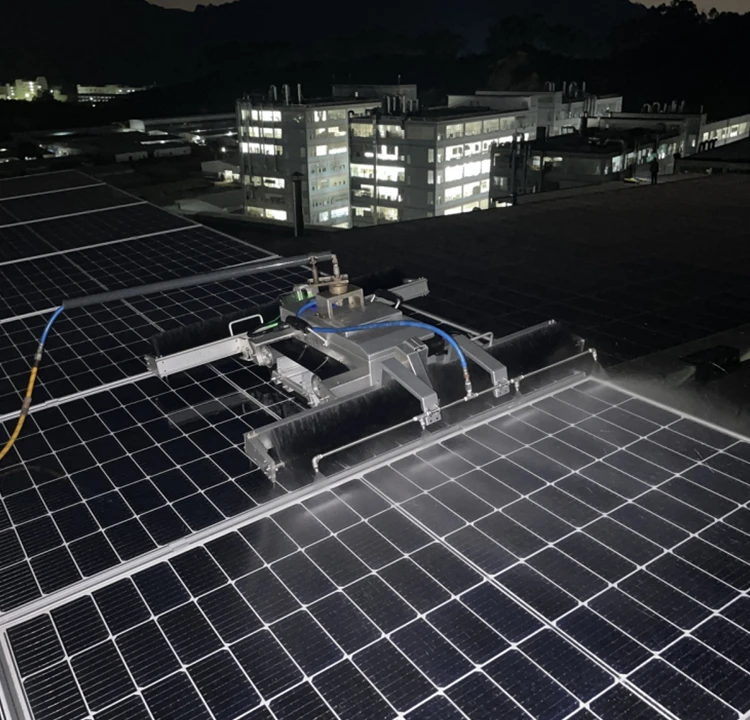 Professional factory auto-cleaning all in one solar clean robot used for pv panels cleaning