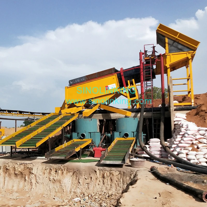 Customization Alluvial Gold Mining Equipment Gold and Diamond Processing Plant