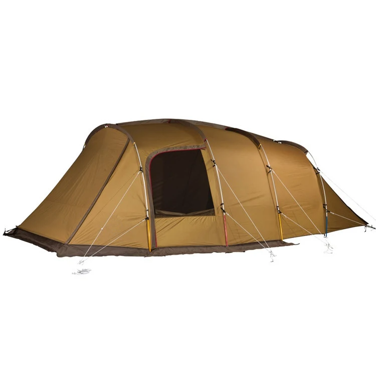 Exteneded Shape Hiking Family Camping Sun Shelter Glamping Event Tent Outdoor Tube Shape Luxury Dome Tent Custom Made Tents
