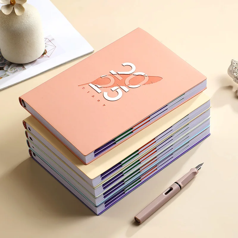 BEYOND New 2025 Custom A5 Size 365 Daily Spanish School Personalized Notebook Journal Diary Planner with Custom Printing