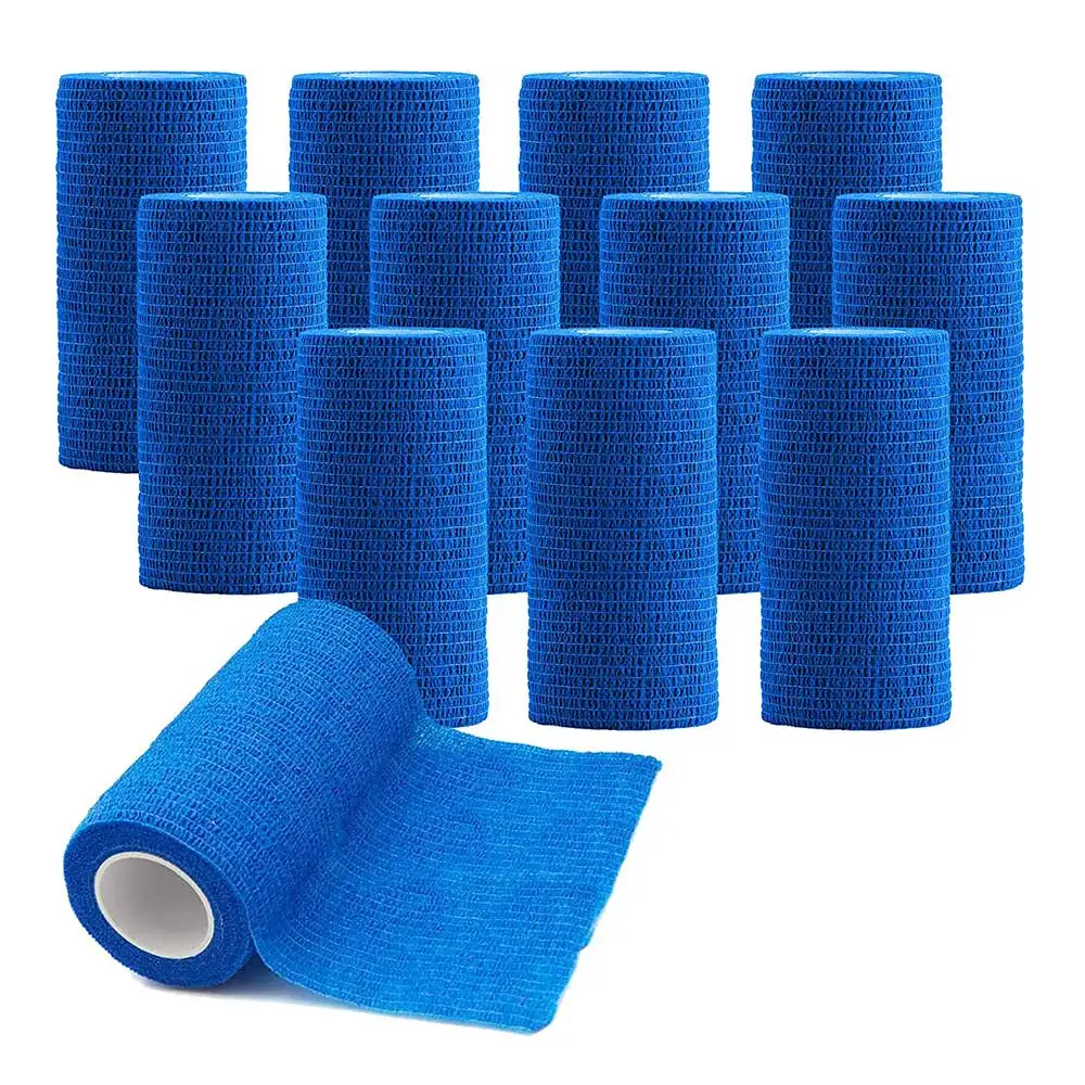 Colorful non-woven elastic self-adhesive animal horseshoe cohesive elastic wrapped horse bandages