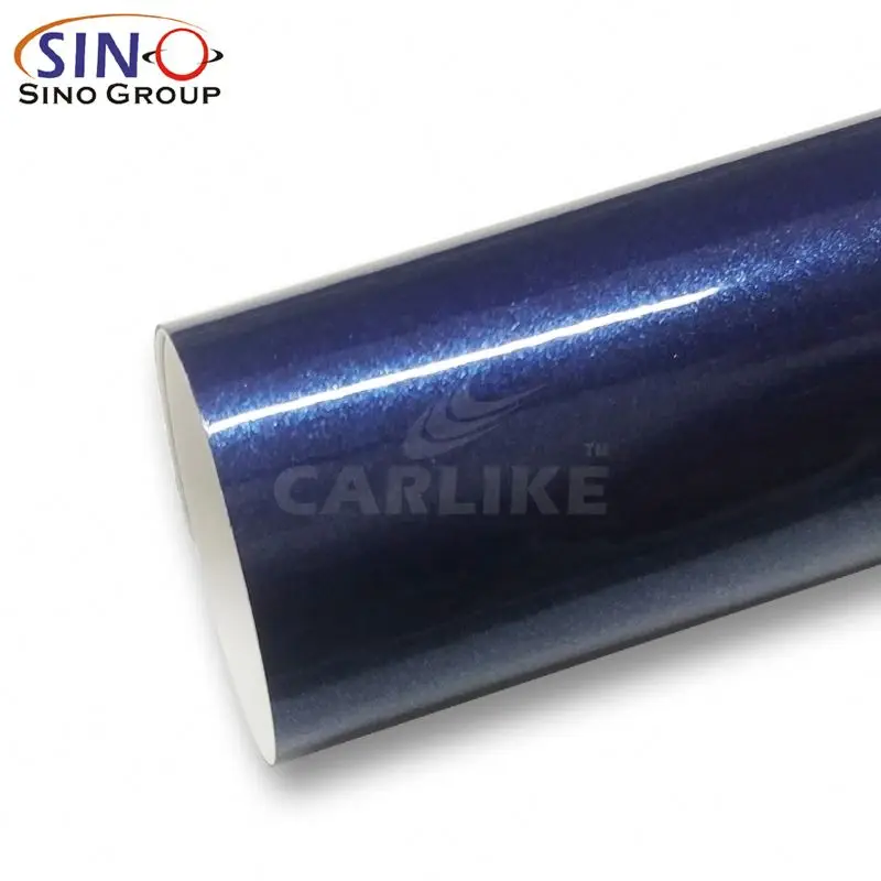 CARLIKE CL-GE-27 фабрика питания Gloss электро металлик Galaxy Синий обёрточная бумага автомобиля плёнки винил для автомобиля