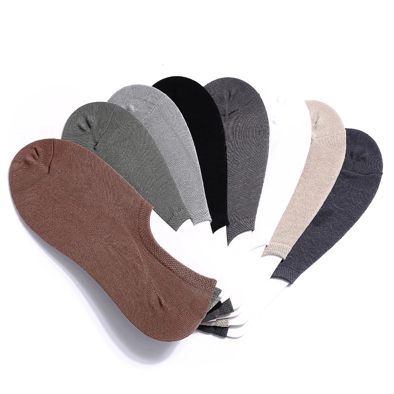 
Direct Manufacturers Bulk Sale Customized 100% Pure Cotton MutiColor Short No Show Invisible Men Socks 