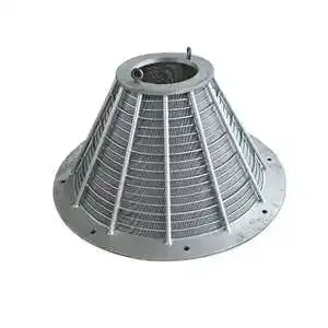 stainless steel wedge wire cone filter sieve slot screen basket coal centrifuge basket for Mining processing