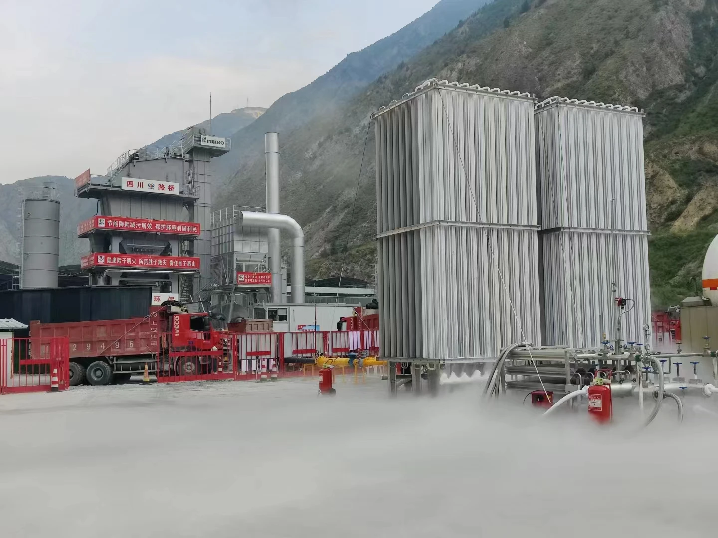 Best quality air heated liquid to gas ambient vaporizer