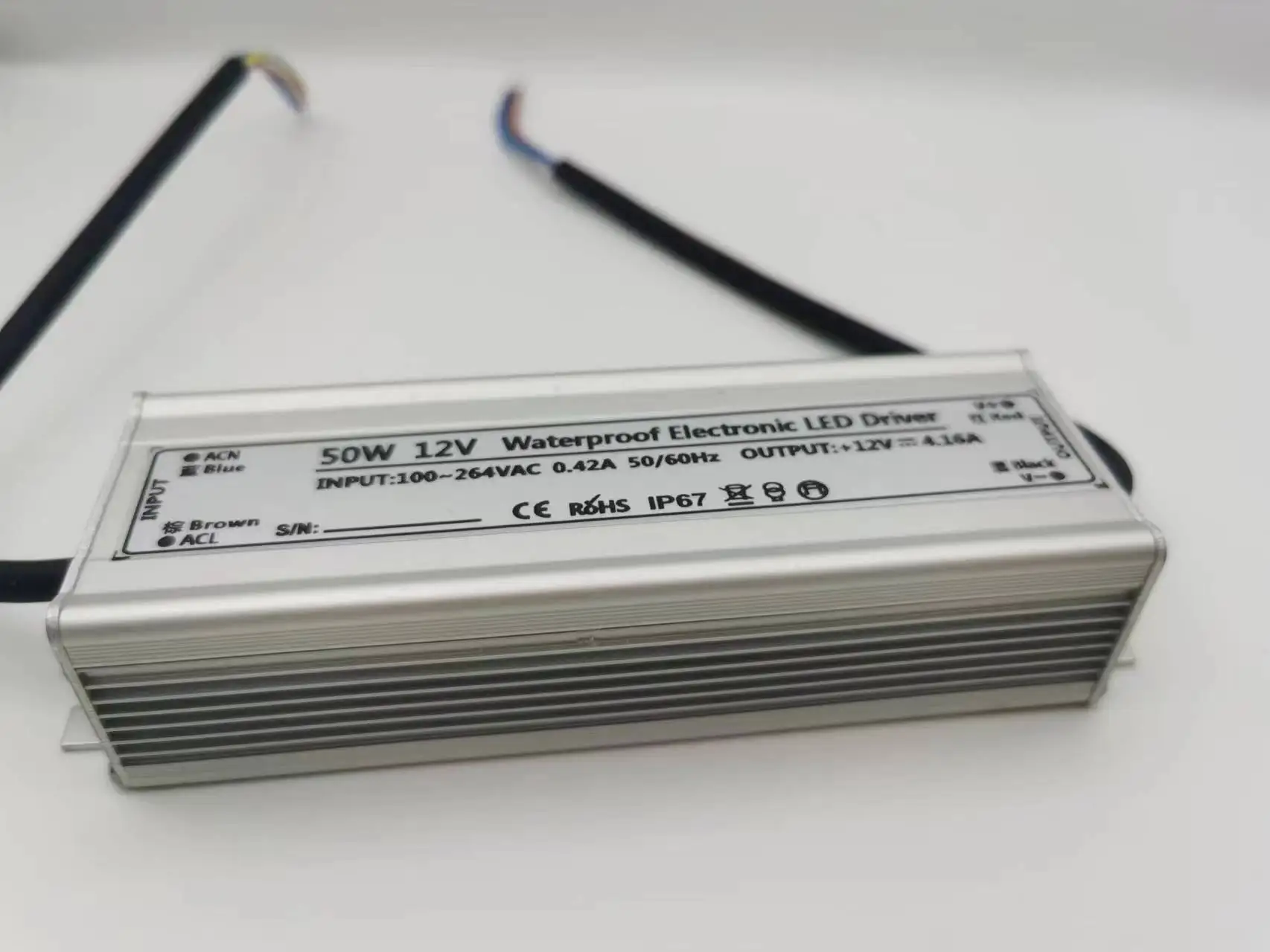 Waterproof IP67 LED Switching Power Supply 50W-300W Driver 12V 24V Lighting Transformers.jpg