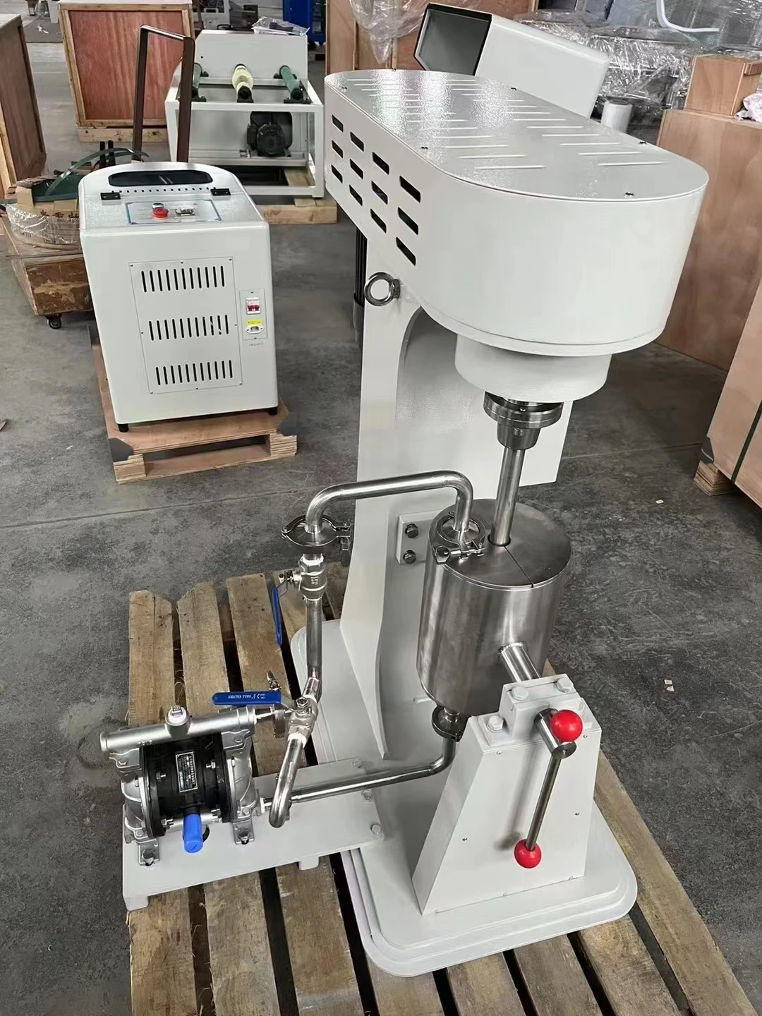 Laboratory Stirred Vertical Ball Miller for Liquid Slurry JM 1L-600L Mixing Cycle Stirring Mill