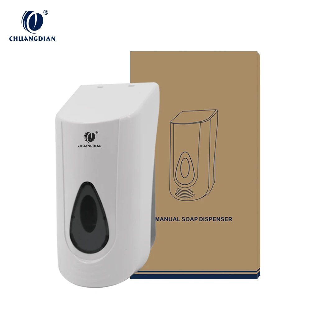 Chuangdian Liquid Soap Dispenser 400ml ABS Plastic Wall Mounted Hand Sanitizer Dispenser