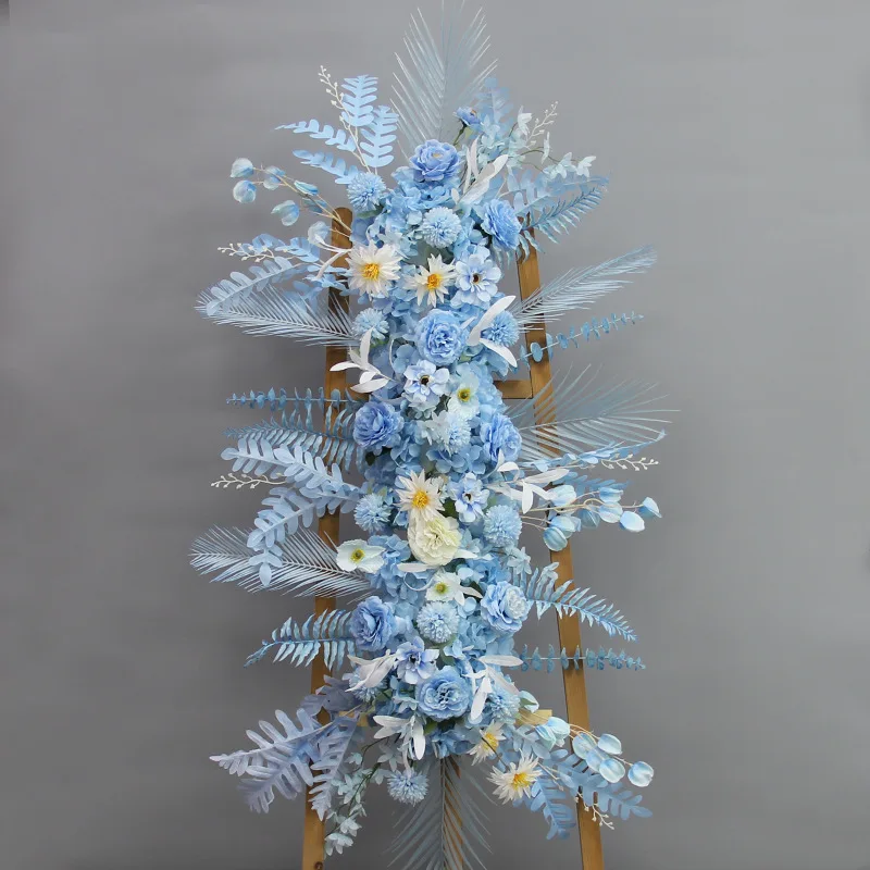 New Wedding Decorative Flower Silk Floral Arrangement Long Hanging Flower for wedding Background