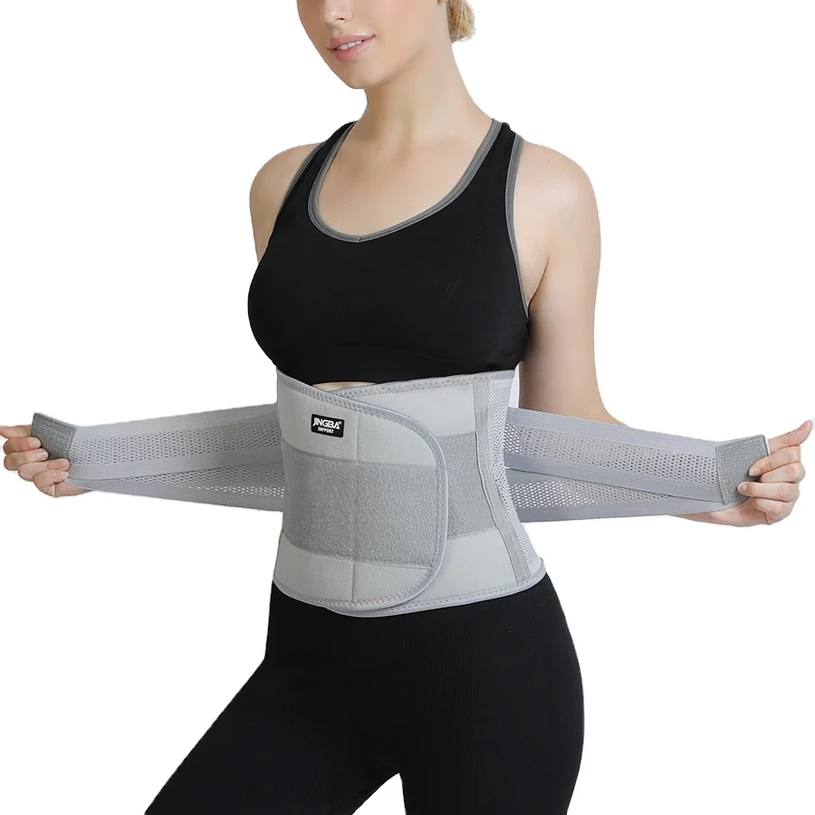 JINGBA, лидер продаж, оптовая продажа, пояс для талии с двумя ремешками, пояс для поясничной поддержки для мужчин и женщин